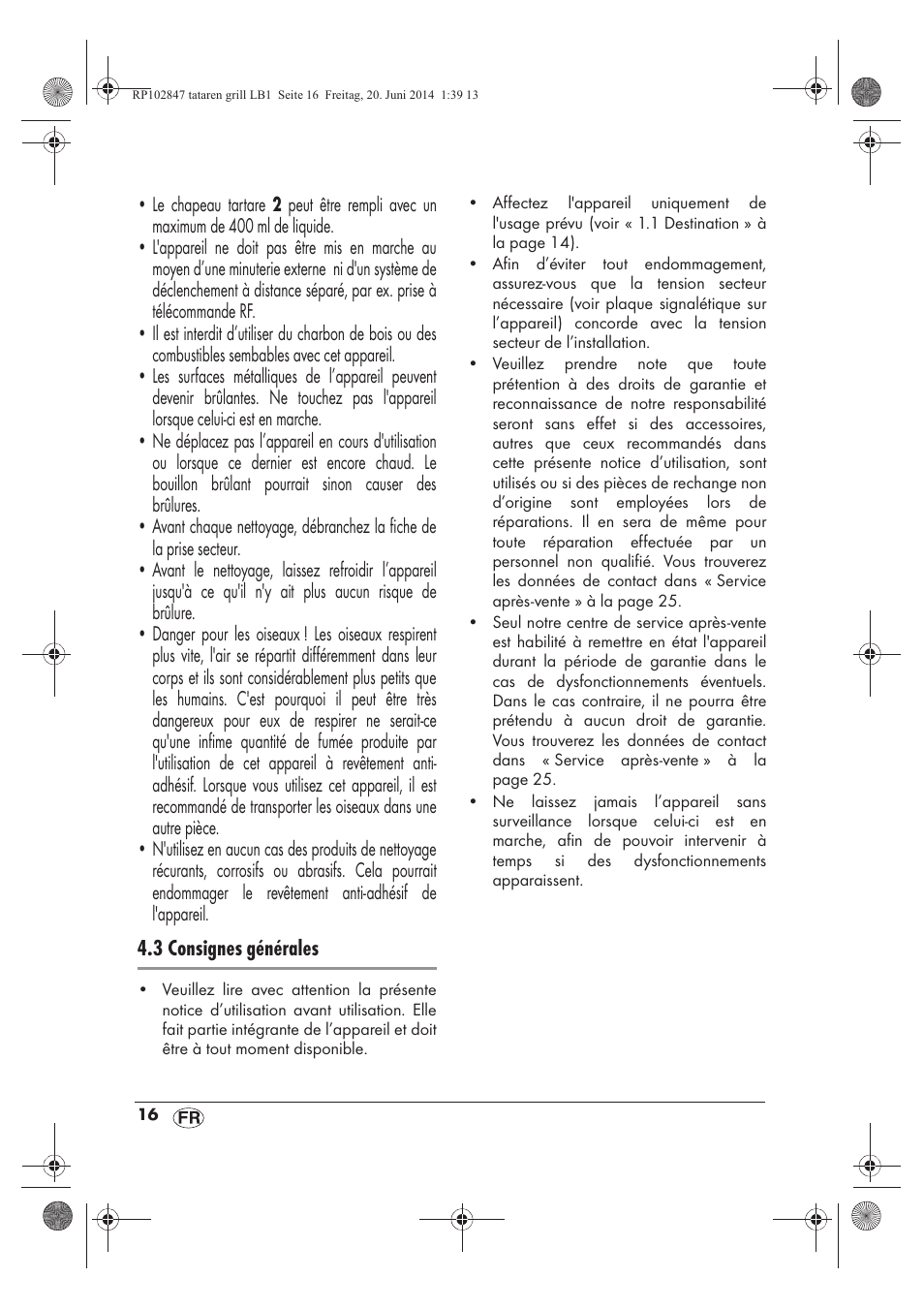 Silvercrest STG 1200 A1 User Manual | Page 18 / 50