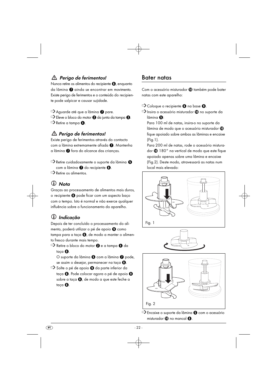 Bater natas | Silvercrest SMZ 260 G1 User Manual | Page 25 / 44