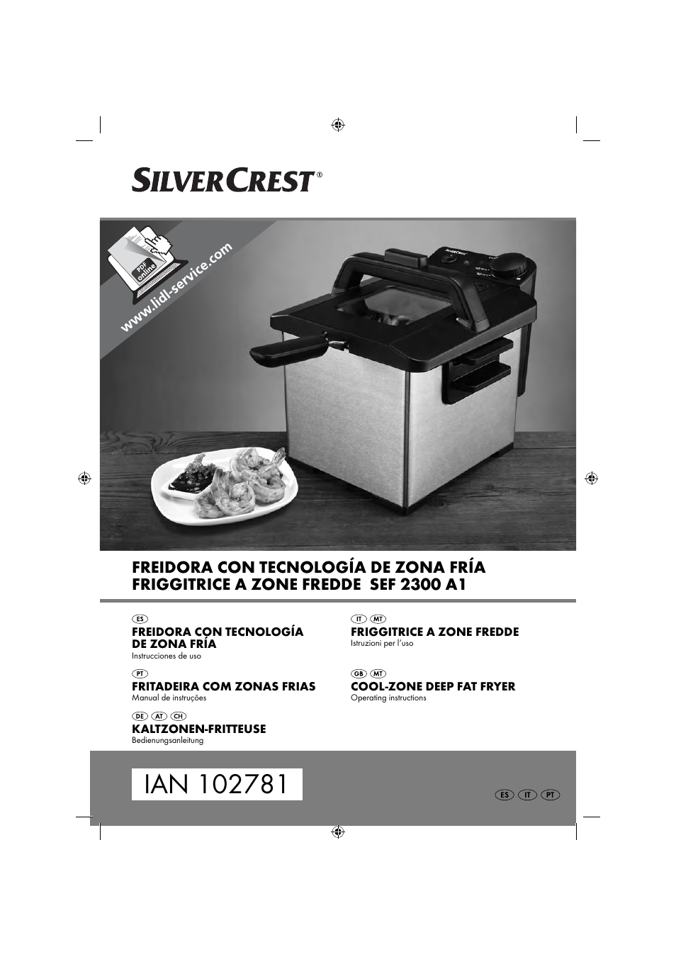 Silvercrest SEF 2300 A1 User Manual | 104 pages