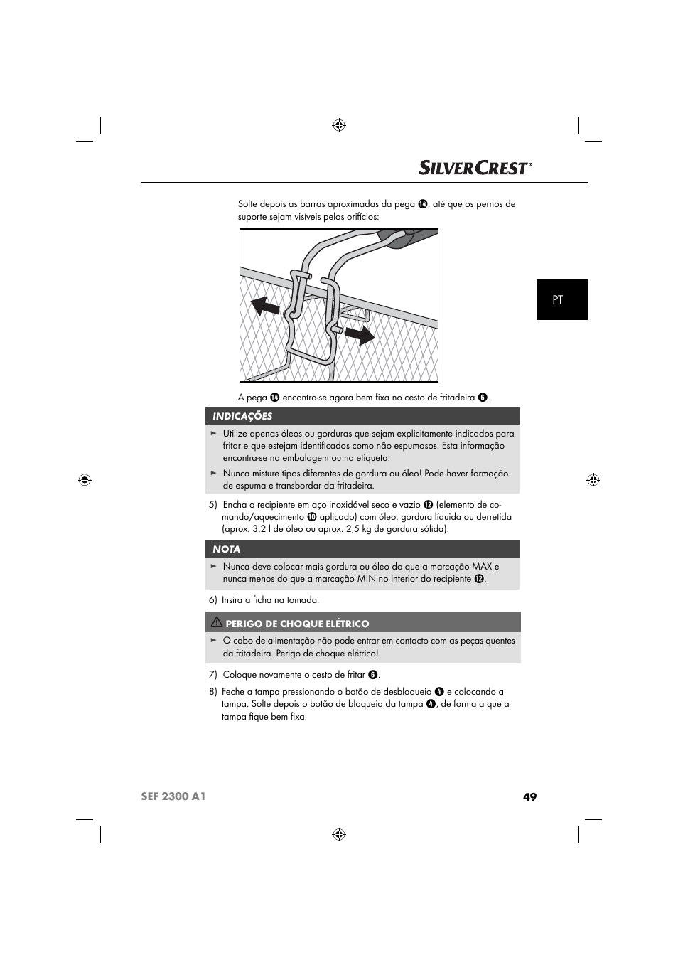 Silvercrest SEF 2300 A1 User Manual | Page 52 / 104