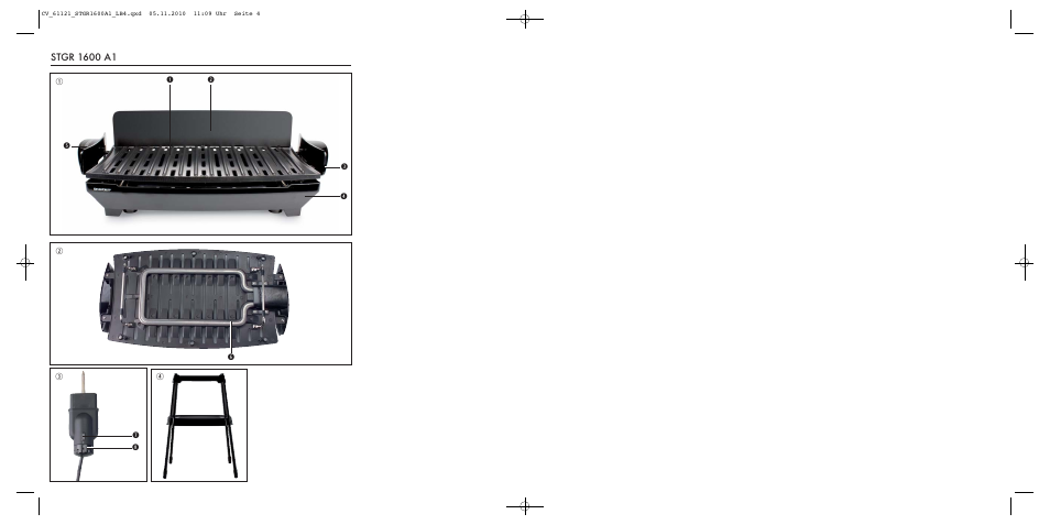 Silvercrest STGR 1600 A1 User Manual | Page 2 / 44