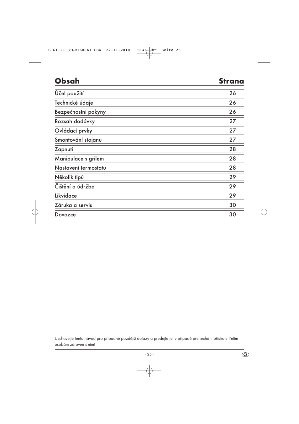 Silvercrest STGR 1600 A1 User Manual | Page 27 / 44