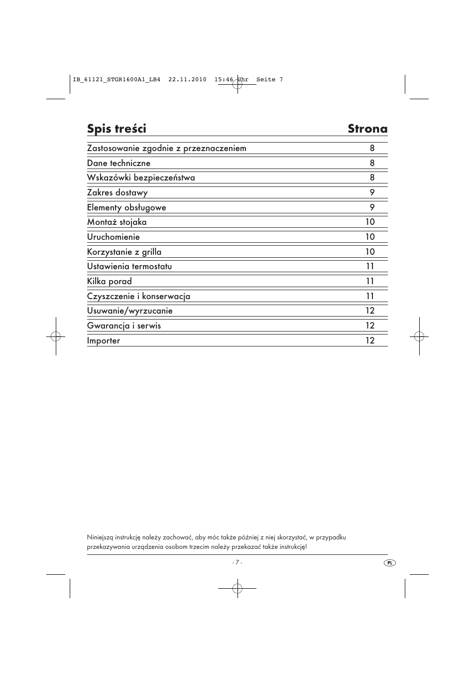 Silvercrest STGR 1600 A1 User Manual | Page 9 / 44