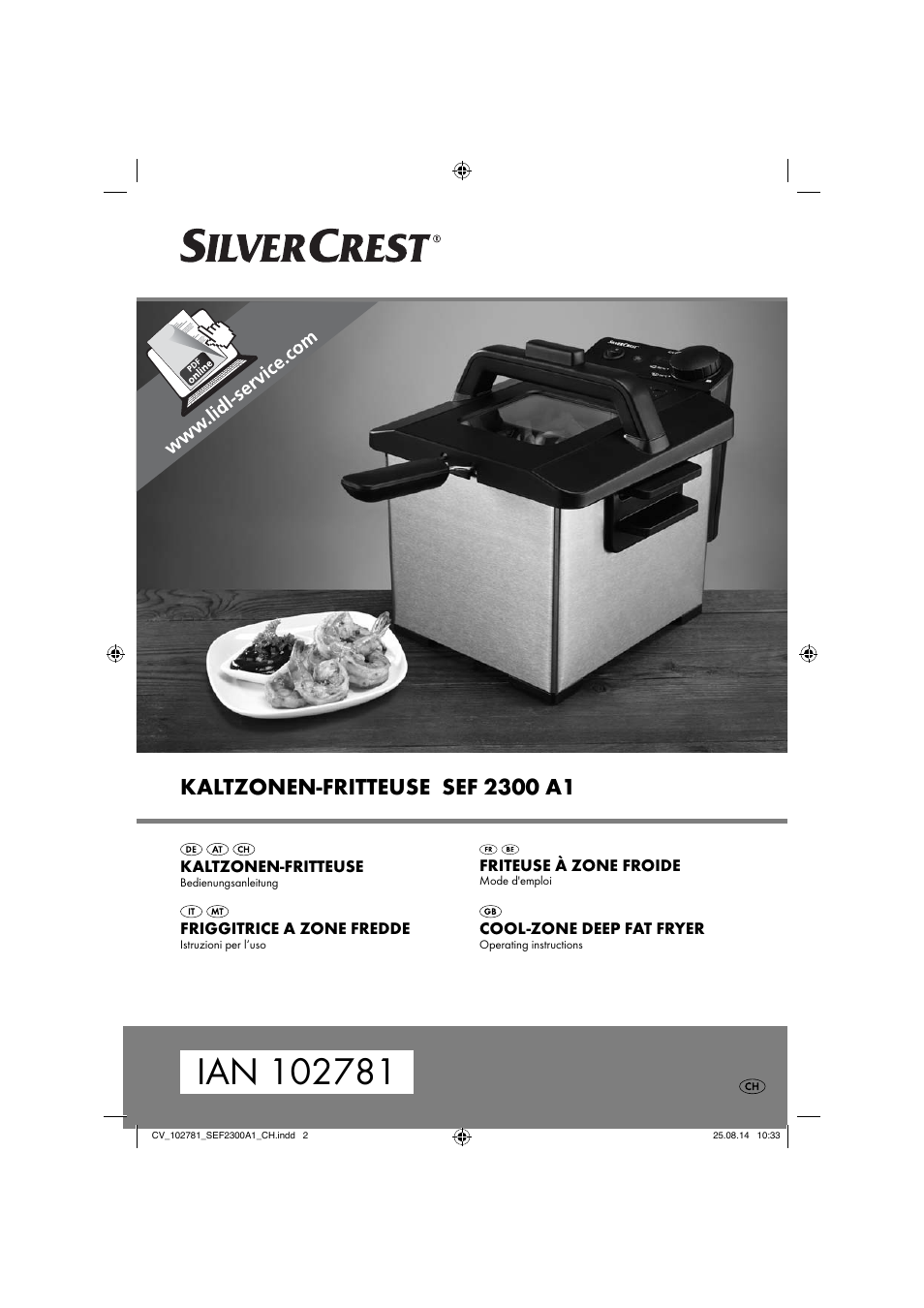 Silvercrest SEF 2300 A1 User Manual | 84 pages