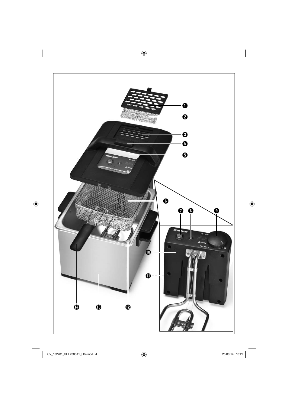 Silvercrest SEF 2300 A1 User Manual | Page 3 / 124