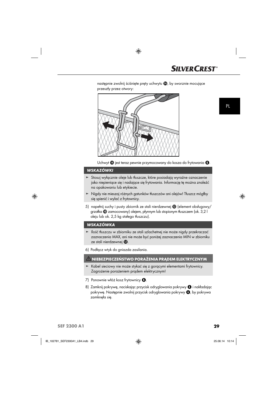 Silvercrest SEF 2300 A1 User Manual | Page 32 / 124