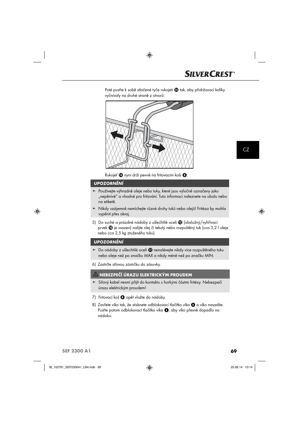 Silvercrest SEF 2300 A1 User Manual | Page 72 / 124