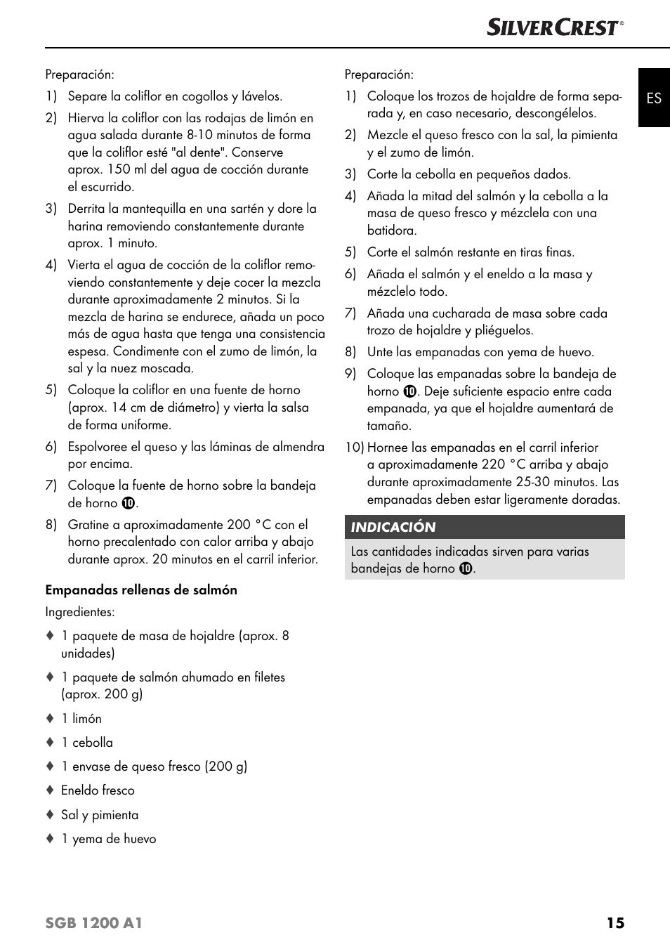 Silvercrest SGB 1200 A1 User Manual | Page 18 / 83