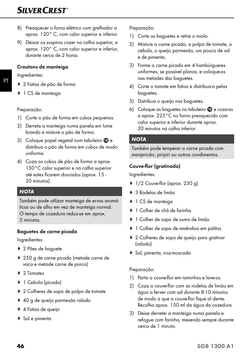 Silvercrest SGB 1200 A1 User Manual | Page 49 / 83