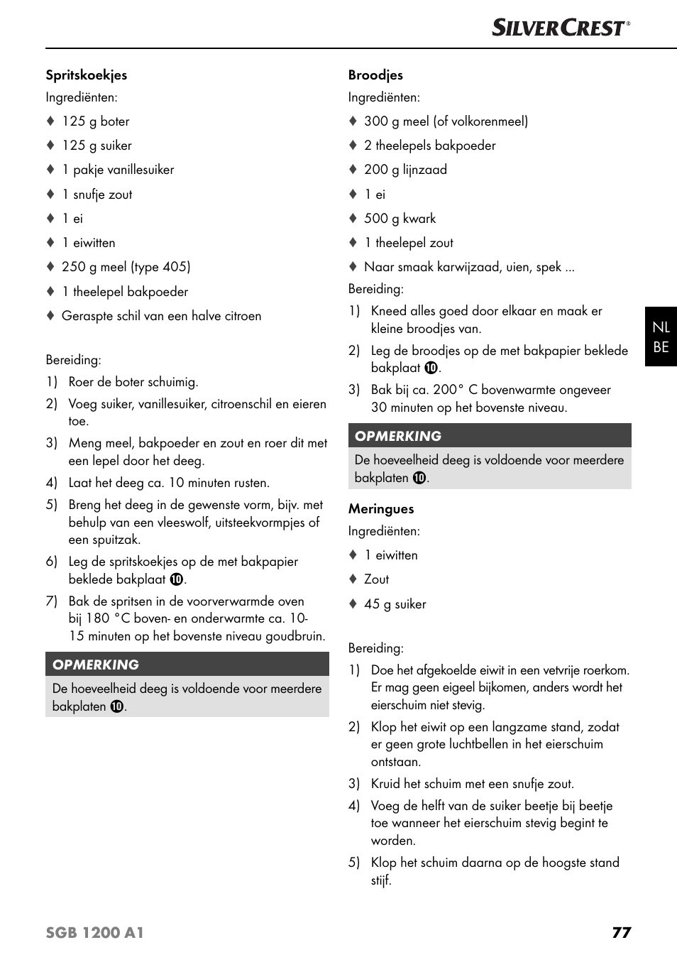 Silvercrest SGB 1200 A1 User Manual | Page 80 / 99