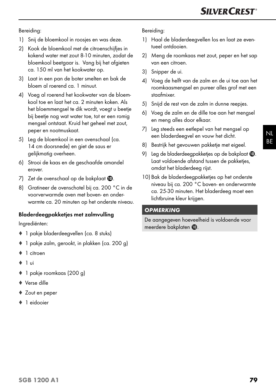 Silvercrest SGB 1200 A1 User Manual | Page 82 / 99