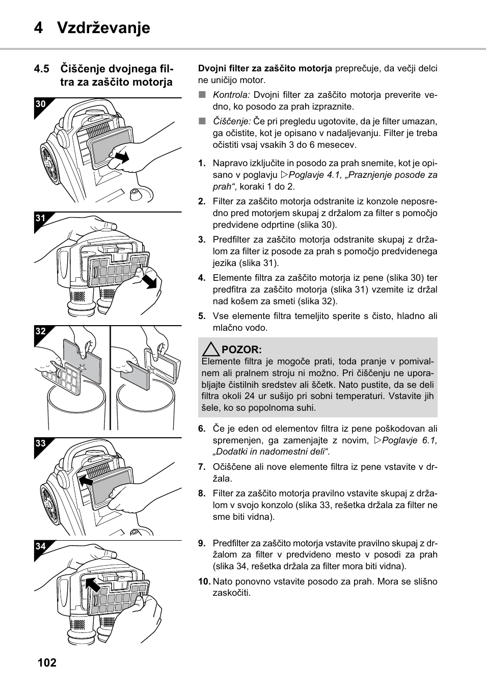 4 vzdrževanje | Silvercrest SMZS 1600 A1 User Manual | Page 102 / 126