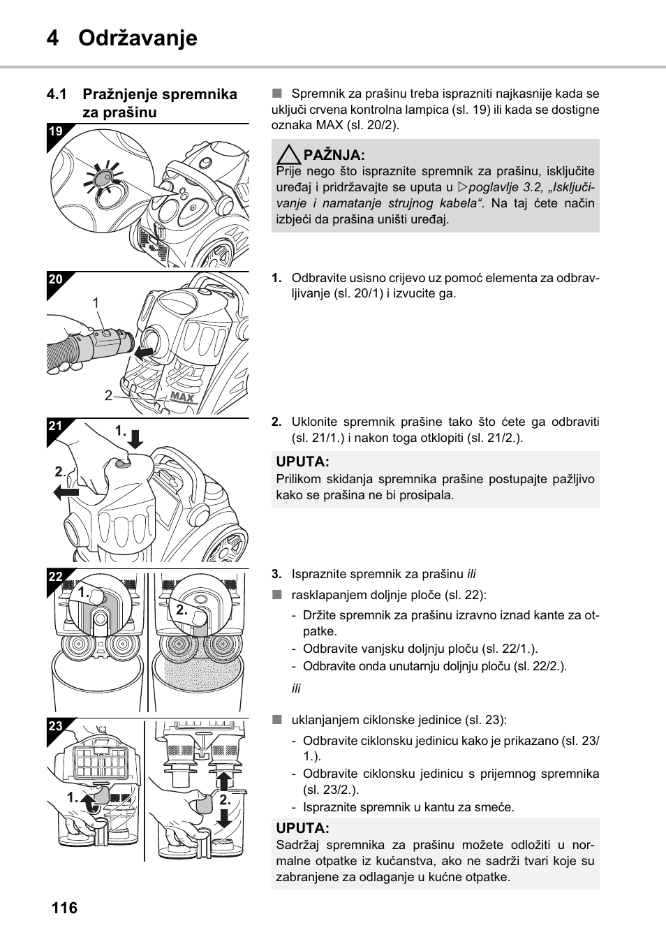 4 održavanje | Silvercrest SMZS 1600 A1 User Manual | Page 116 / 126