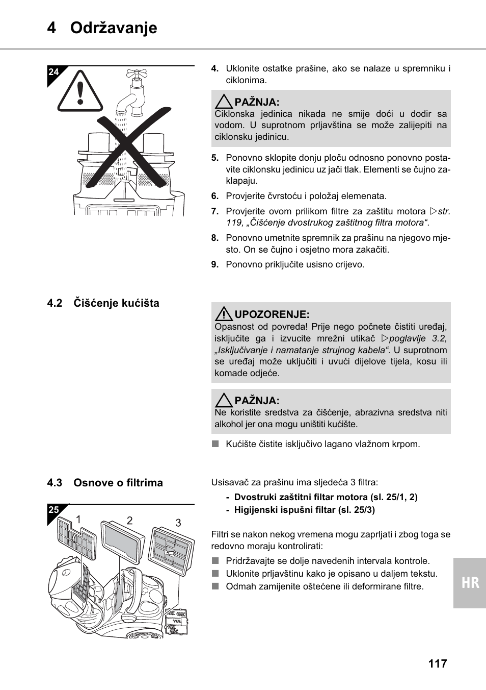 4 održavanje hr | Silvercrest SMZS 1600 A1 User Manual | Page 117 / 126