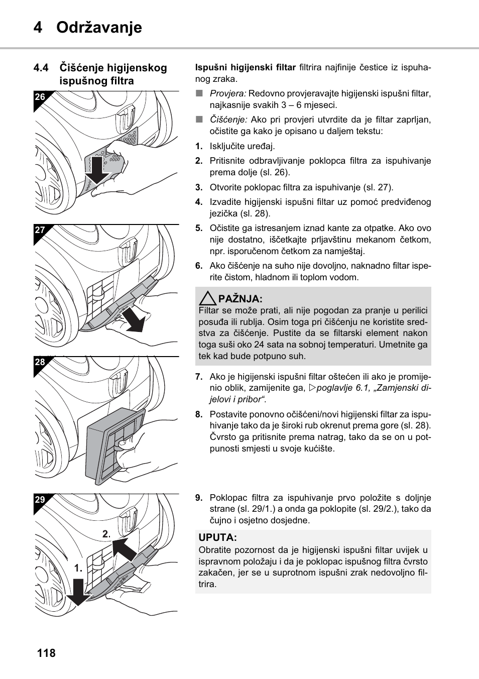 4 održavanje | Silvercrest SMZS 1600 A1 User Manual | Page 118 / 126