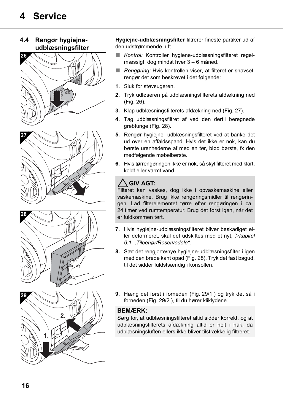 4 service | Silvercrest SMZS 1600 A1 User Manual | Page 16 / 126