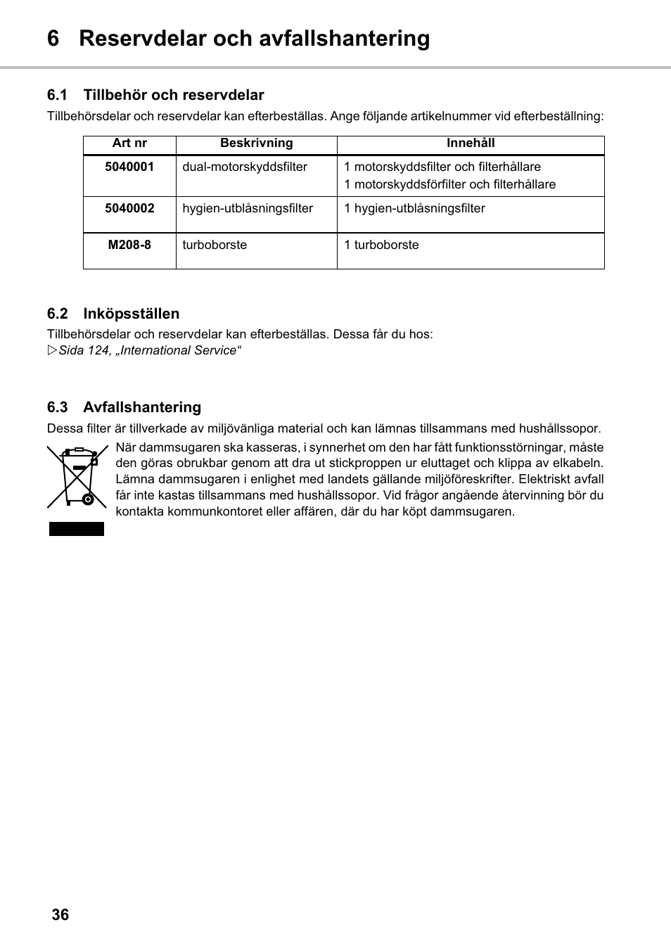 6 reservdelar och avfallshantering | Silvercrest SMZS 1600 A1 User Manual | Page 36 / 126