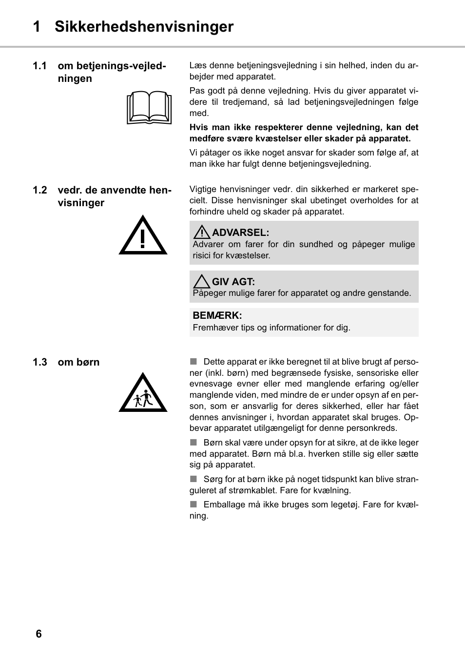 1 sikkerhedshenvisninger | Silvercrest SMZS 1600 A1 User Manual | Page 6 / 126