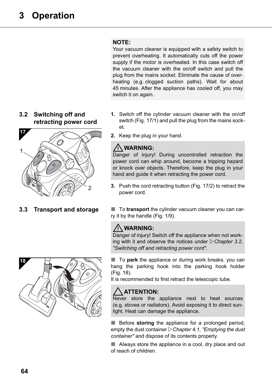 3 operation | Silvercrest SMZS 1600 A1 User Manual | Page 64 / 126