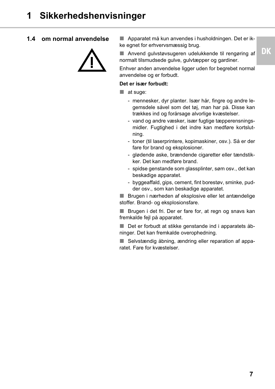 1 sikkerhedshenvisninger dk | Silvercrest SMZS 1600 A1 User Manual | Page 7 / 126