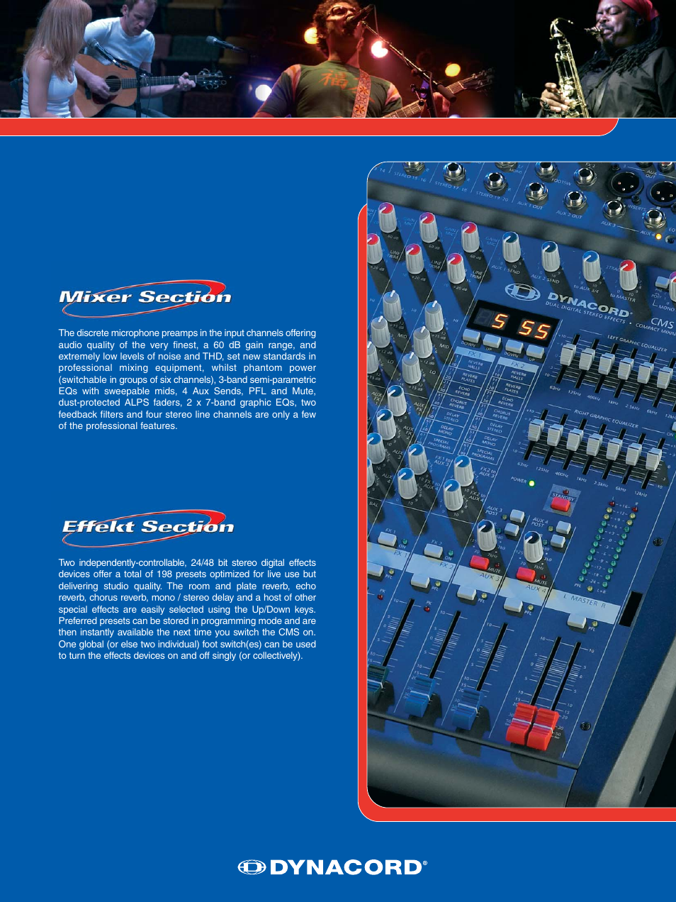 Dynacord Compact Mixing System User Manual | Page 3 / 8