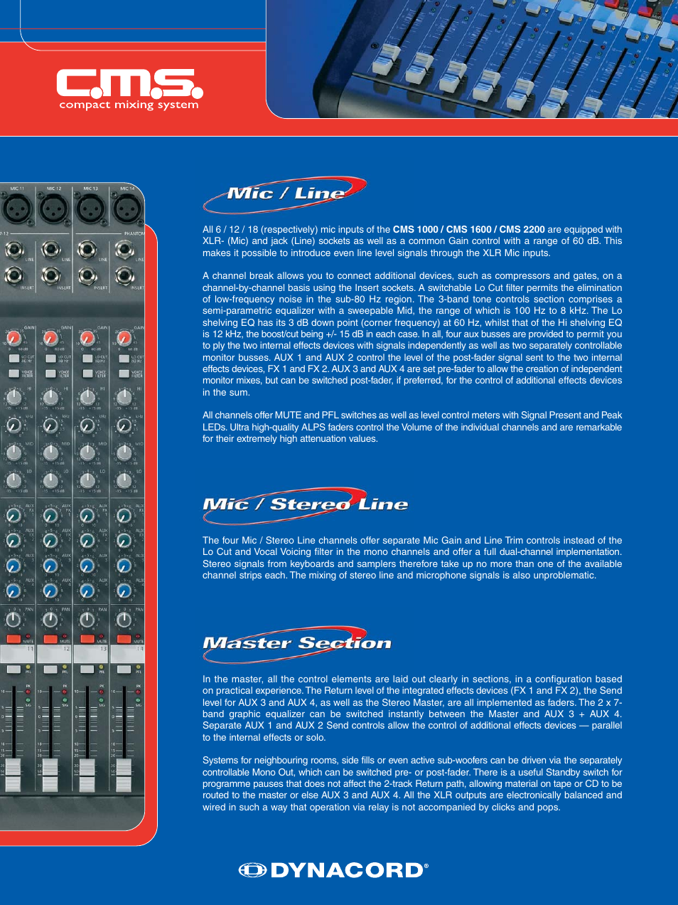 Dynacord Compact Mixing System User Manual | Page 4 / 8
