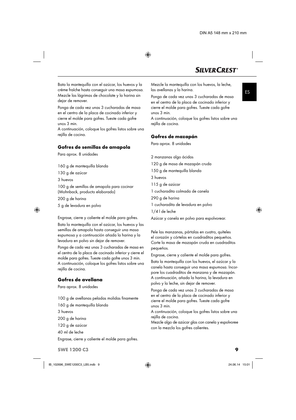 Silvercrest SWE 1200 C3 User Manual | Page 12 / 64