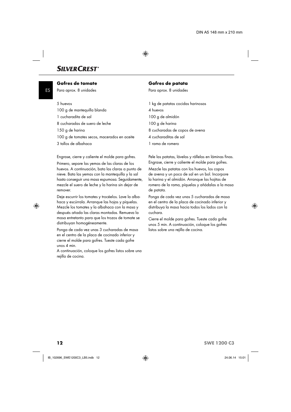 Silvercrest SWE 1200 C3 User Manual | Page 15 / 64