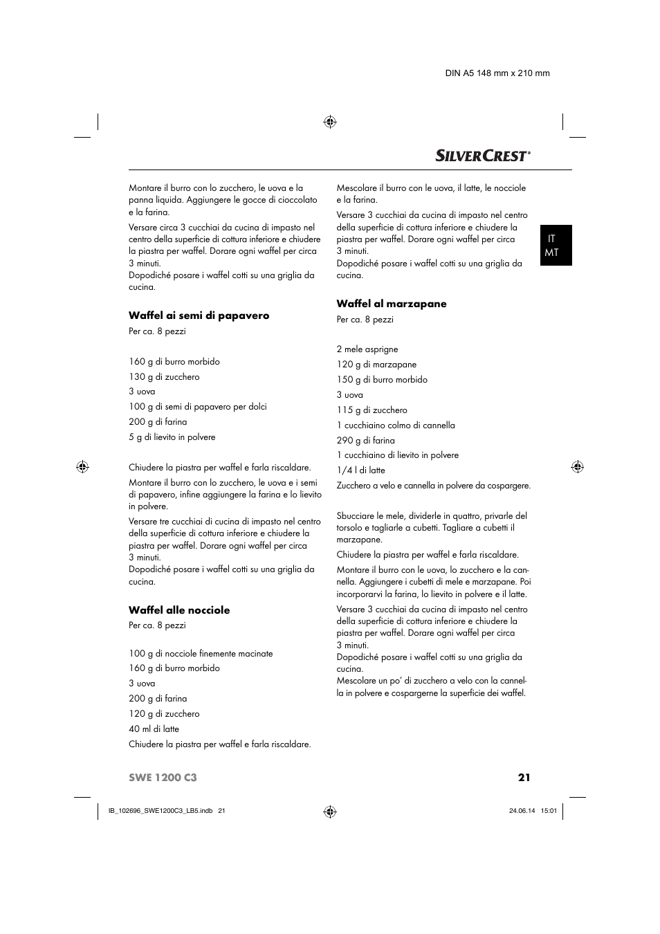 Silvercrest SWE 1200 C3 User Manual | Page 24 / 64