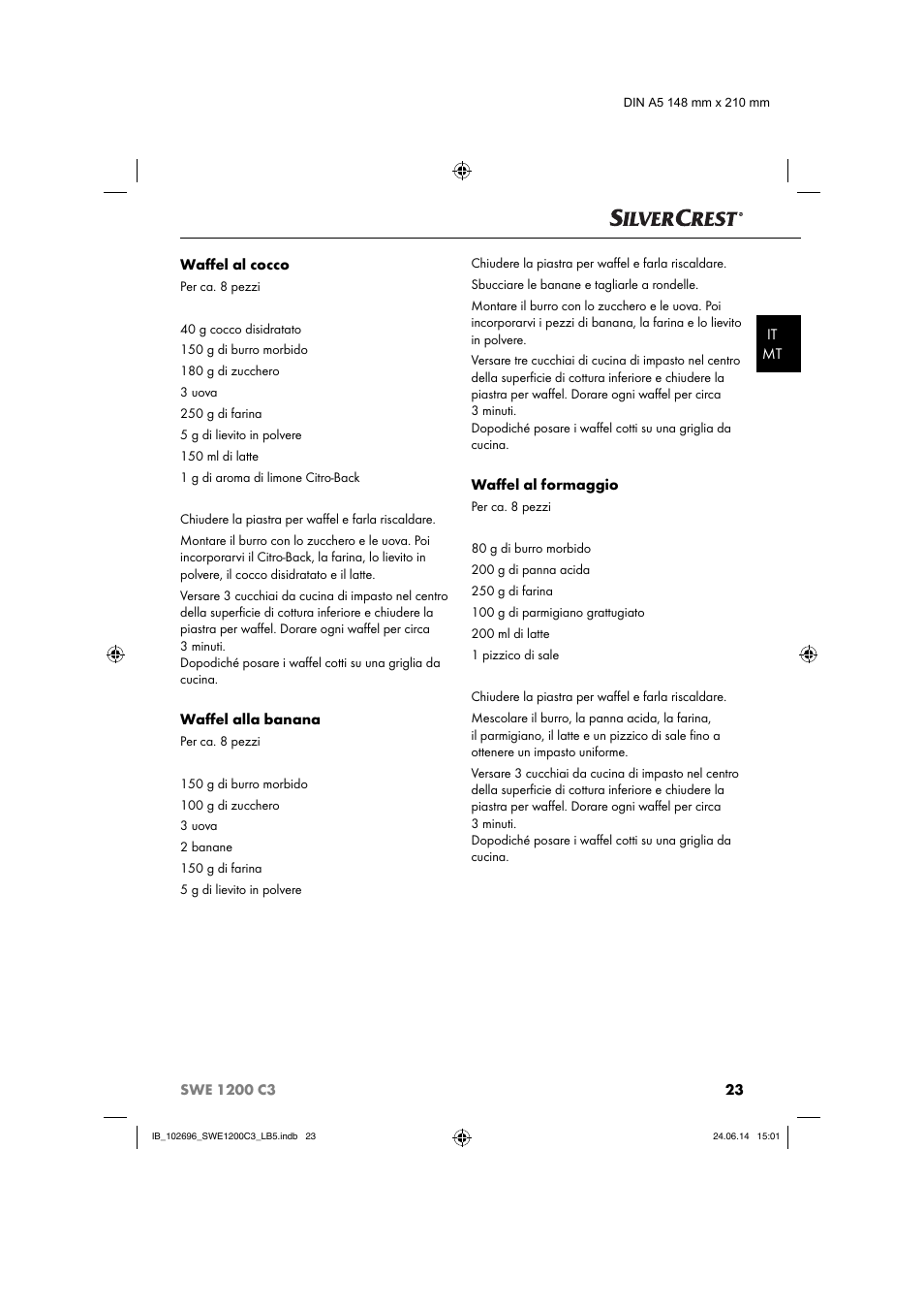 Silvercrest SWE 1200 C3 User Manual | Page 26 / 64