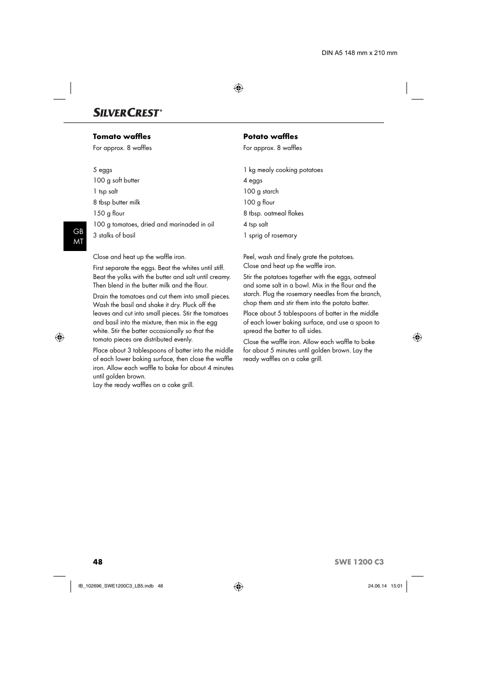 Silvercrest SWE 1200 C3 User Manual | Page 51 / 64