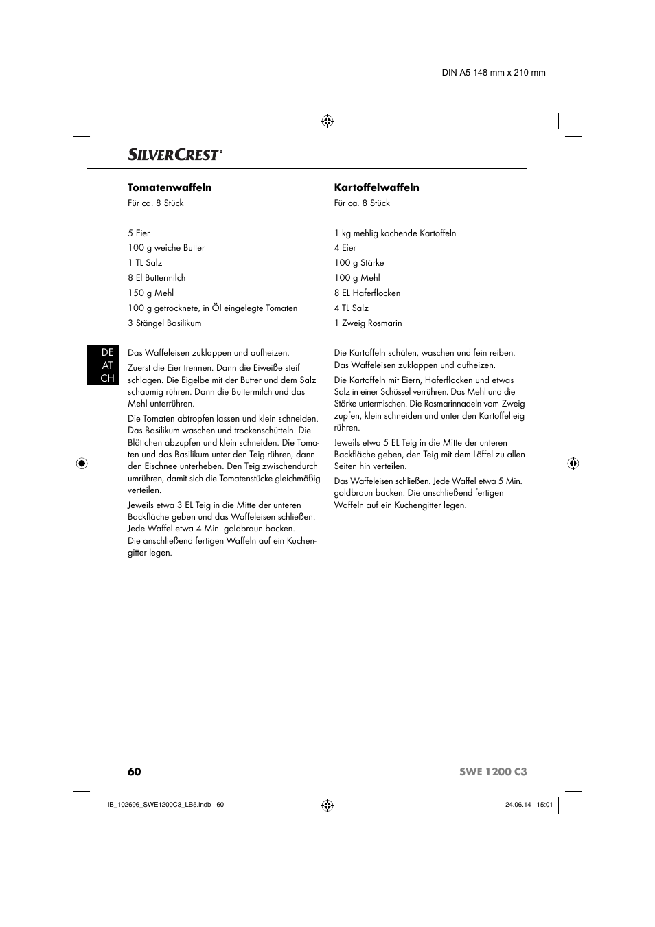 Silvercrest SWE 1200 C3 User Manual | Page 63 / 64