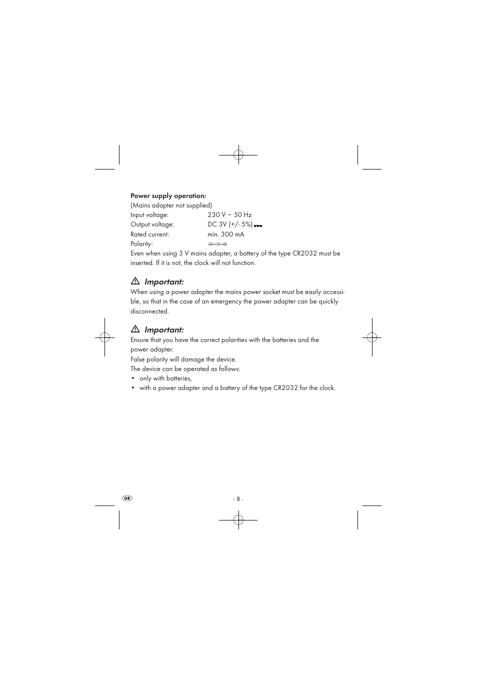 Important | Silvercrest SPUV 90 A1 User Manual | Page 10 / 98