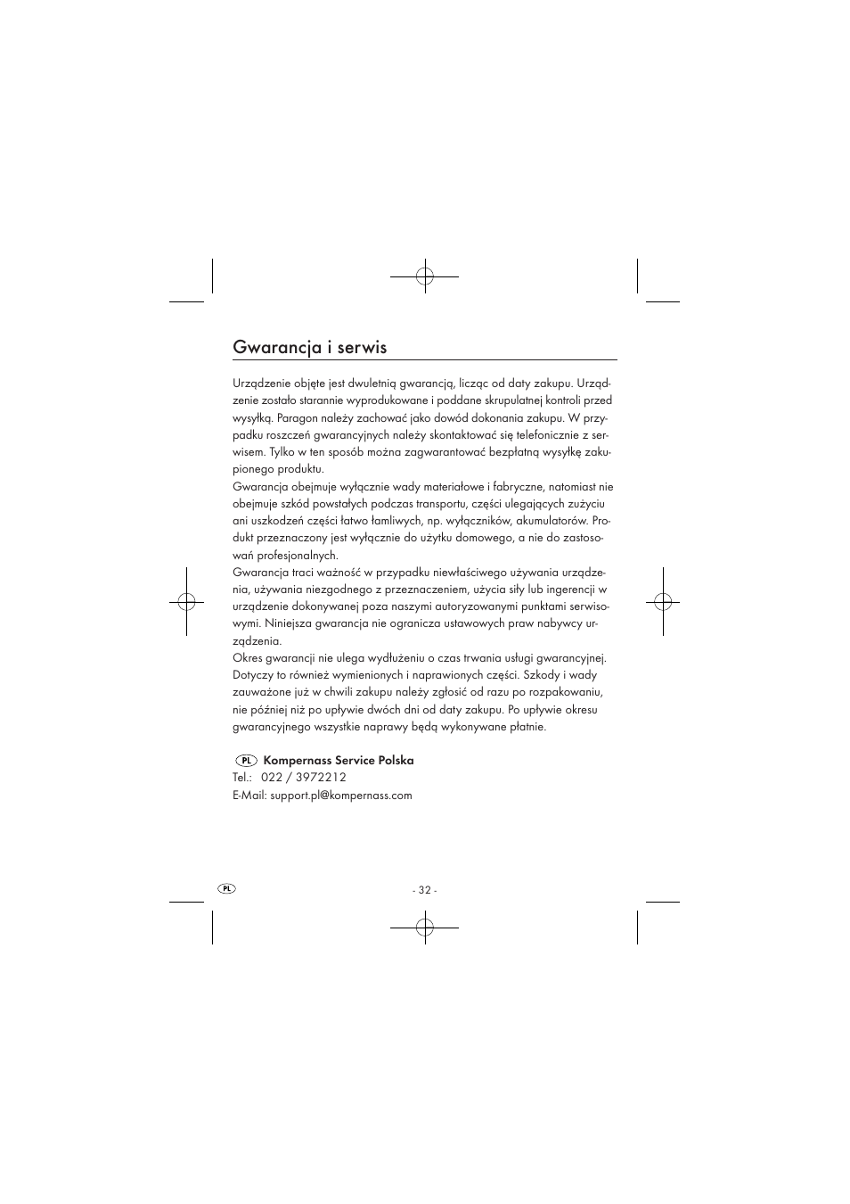 Gwarancja i serwis | Silvercrest SPUV 90 A1 User Manual | Page 34 / 98