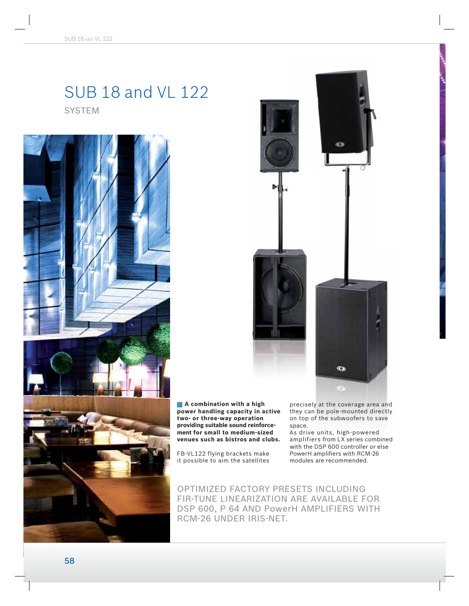 Dynacord Speaker User Manual | Page 58 / 120