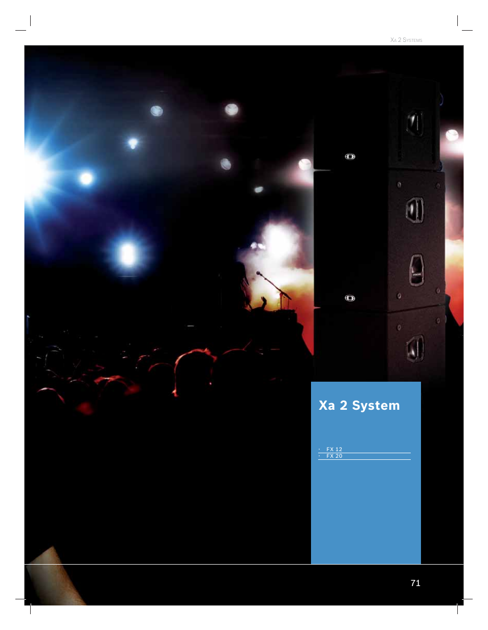 Xa 2 system | Dynacord Speaker User Manual | Page 71 / 120