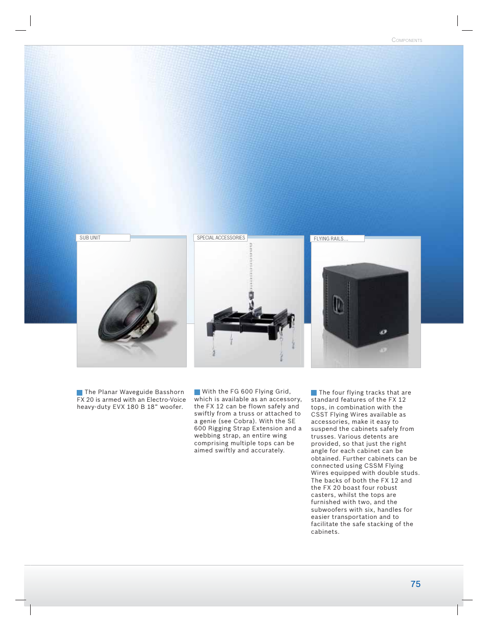 Dynacord Speaker User Manual | Page 75 / 120