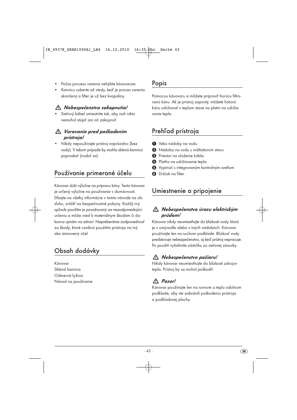 Silvercrest SKAK 1000 A1 User Manual | Page 45 / 66