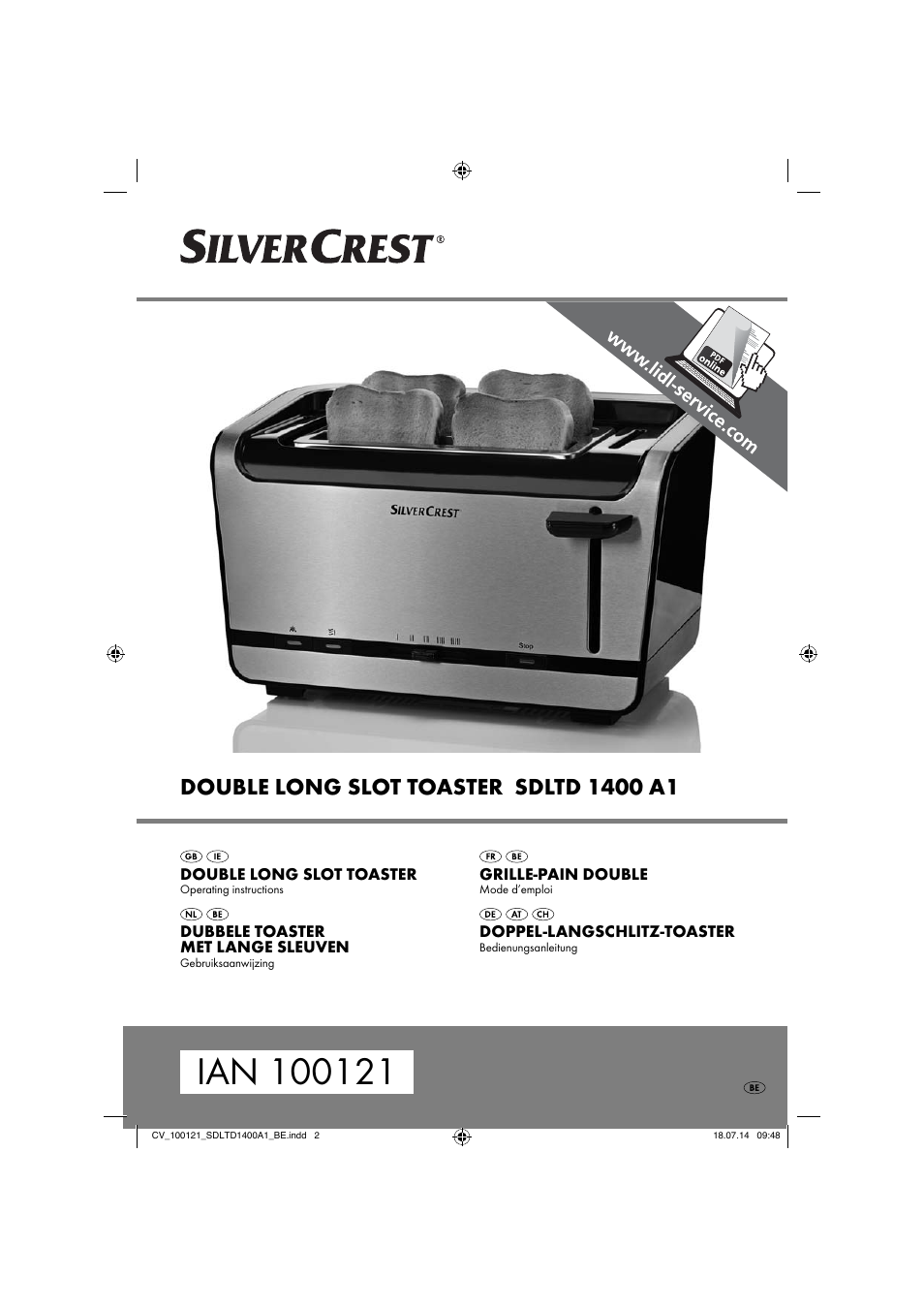 Silvercrest SDLTD 1400 A1 User Manual | 52 pages