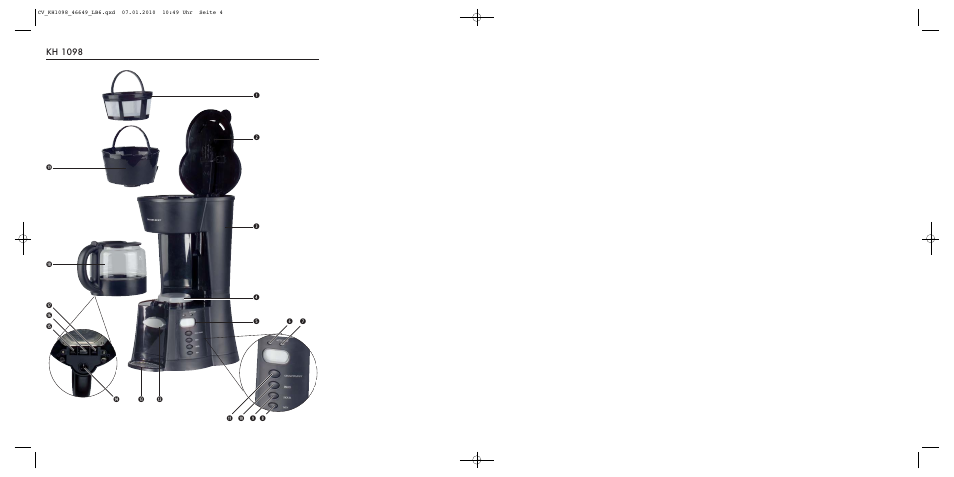 Kh 1098 | Silvercrest KH 1098 User Manual | Page 2 / 10