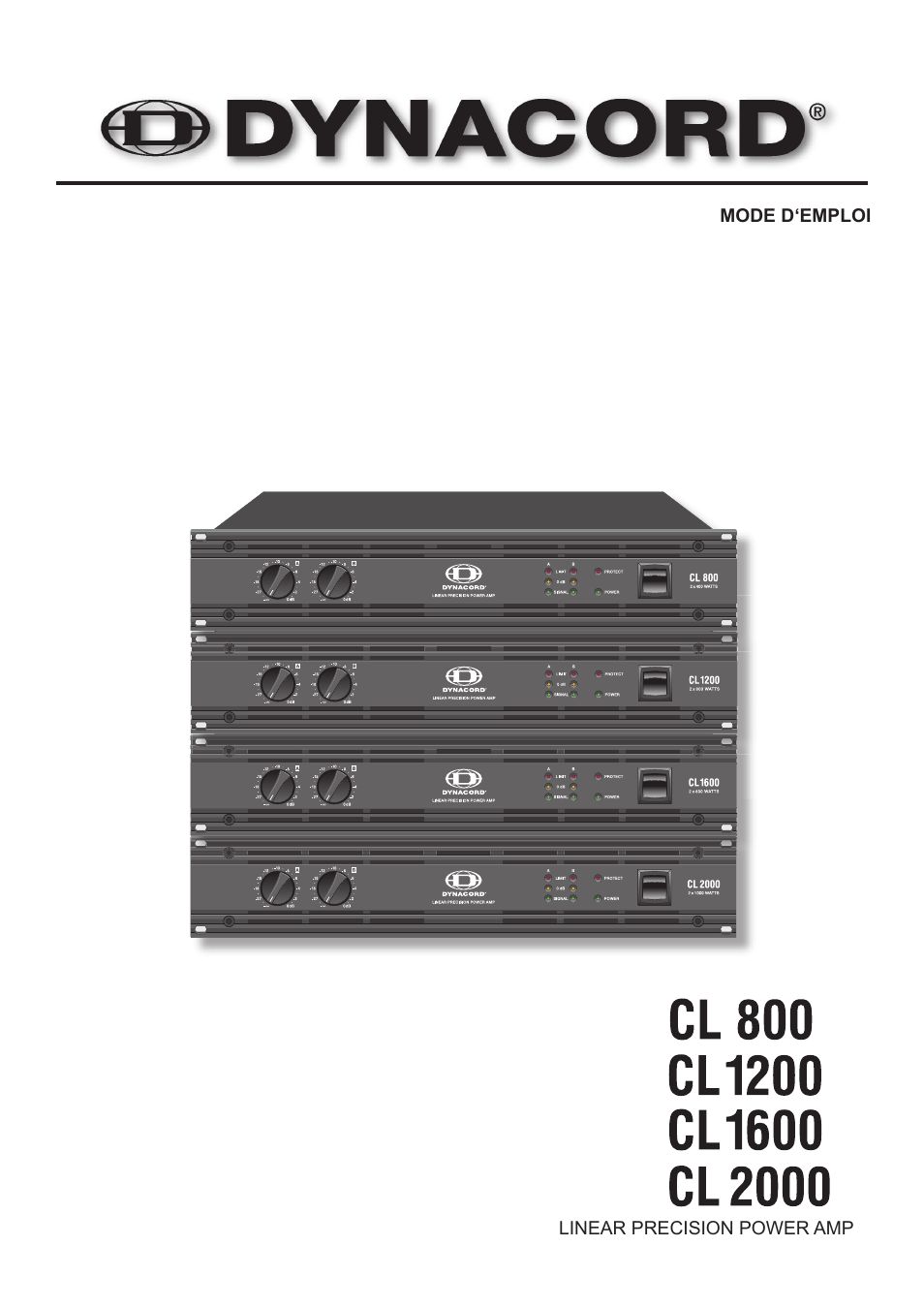 Dynacord CL 800 User Manual | Page 21 / 36