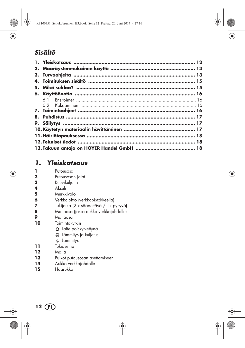 Yleiskatsaus, Sisältö | Silvercrest SSB 90 A1 User Manual | Page 14 / 74