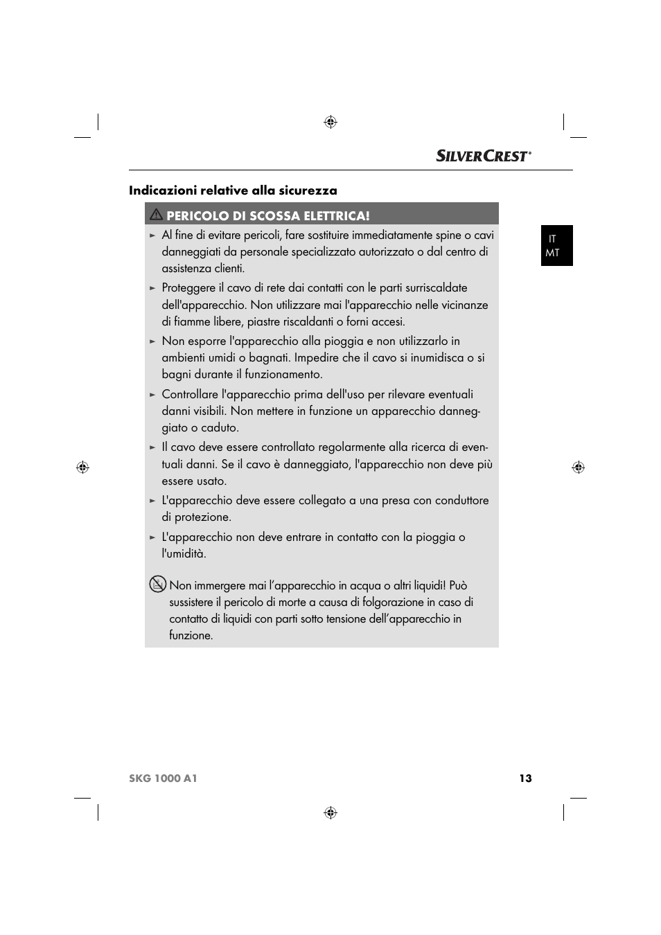 Silvercrest SKG 1000 A1 User Manual | Page 16 / 53