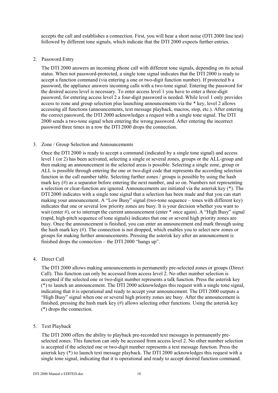 Dynacord DTI 2000 User Manual | Page 10 / 14