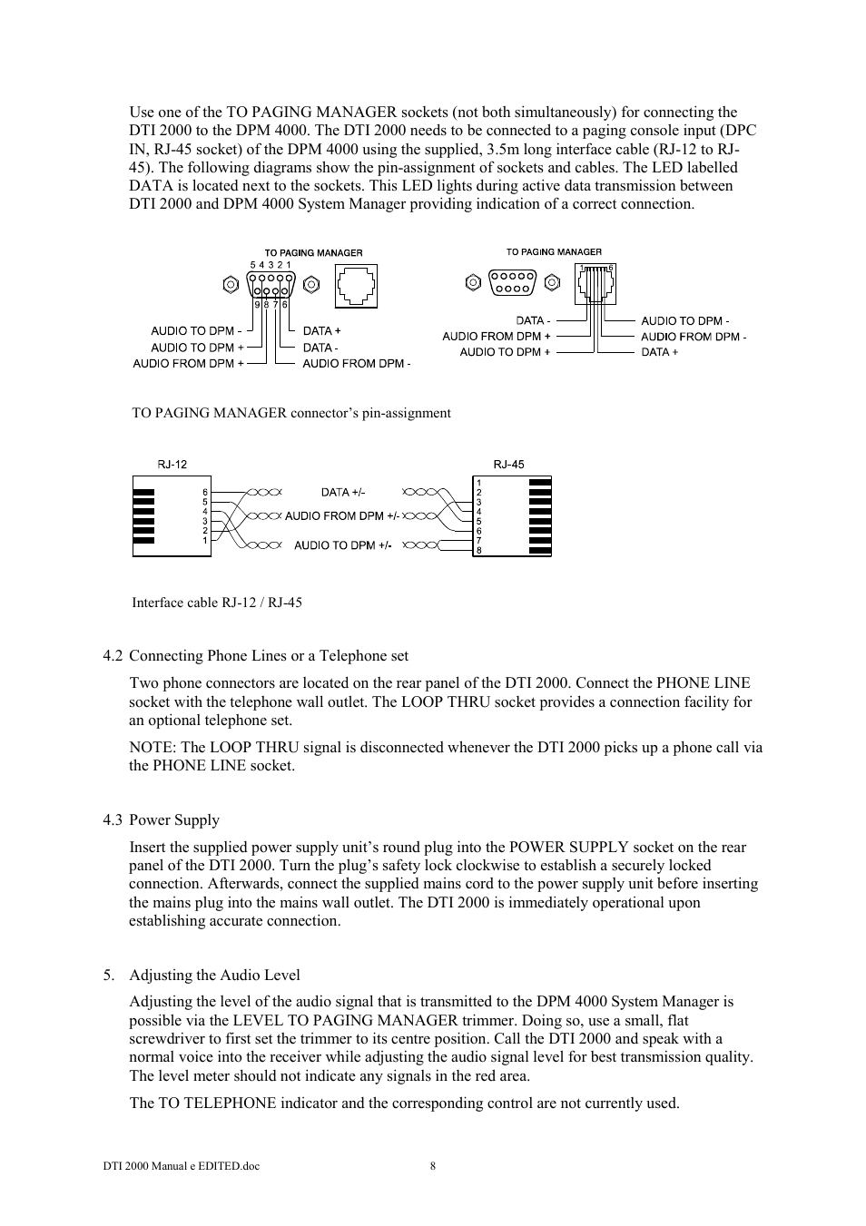 Dynacord DTI 2000 User Manual | Page 8 / 14