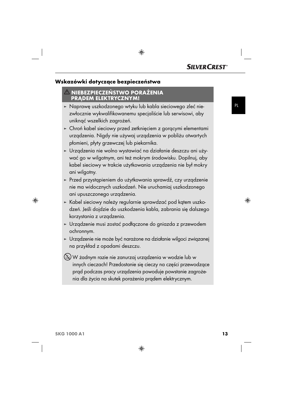 Silvercrest SKG 1000 A1 User Manual | Page 16 / 73