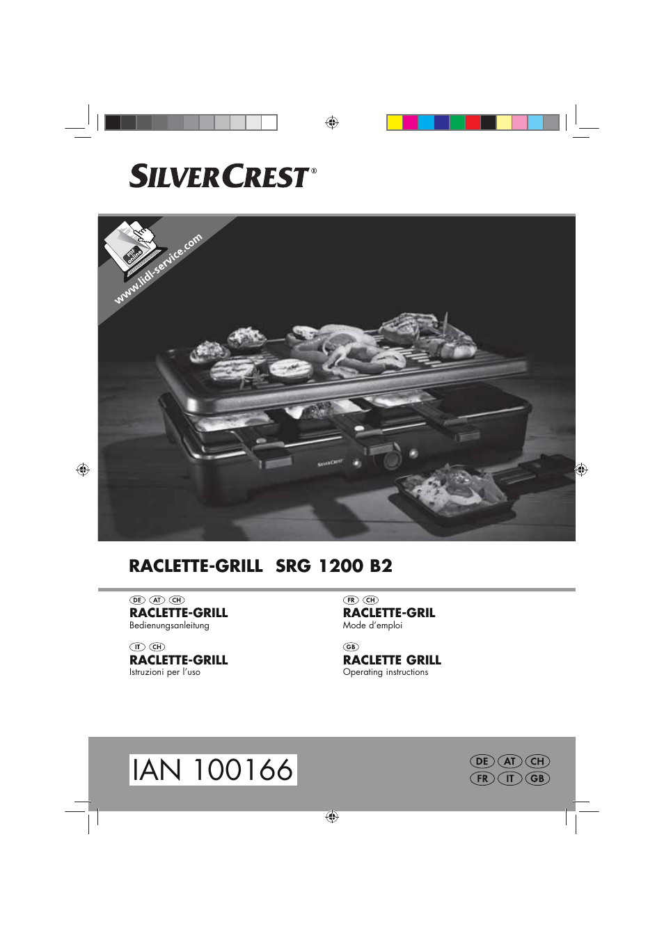 Silvercrest SRG 1200 B2 User Manual | 46 pages