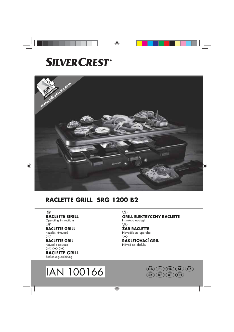 Silvercrest SRG 1200 B2 User Manual | 74 pages