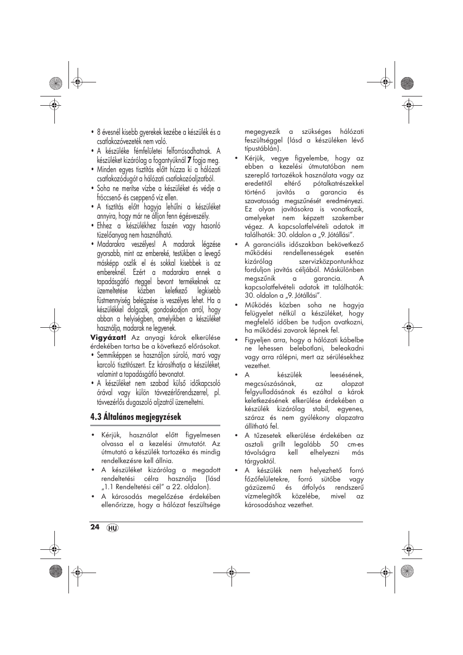 Silvercrest SRG 1200 B2 User Manual | Page 26 / 74
