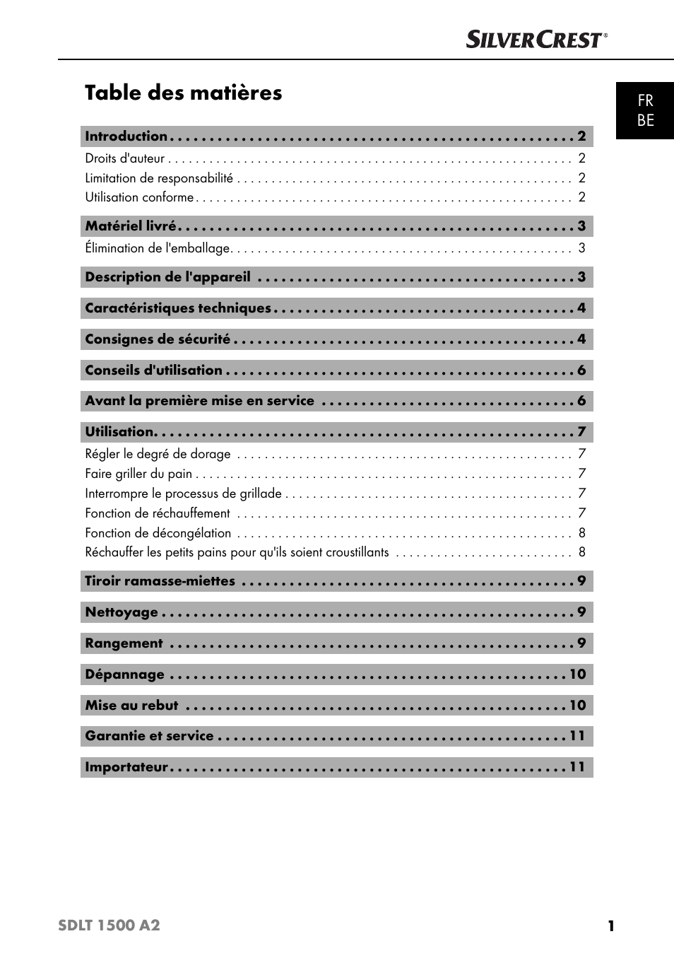 Silvercrest SDLT 1500 A2 User Manual | Page 4 / 39